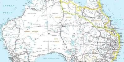 L'australie feuille de route