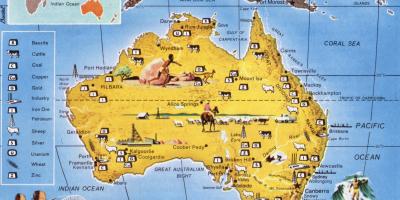 Carte de la ressource en Australie