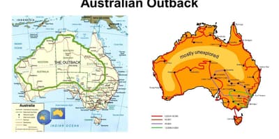 Outback australien carte